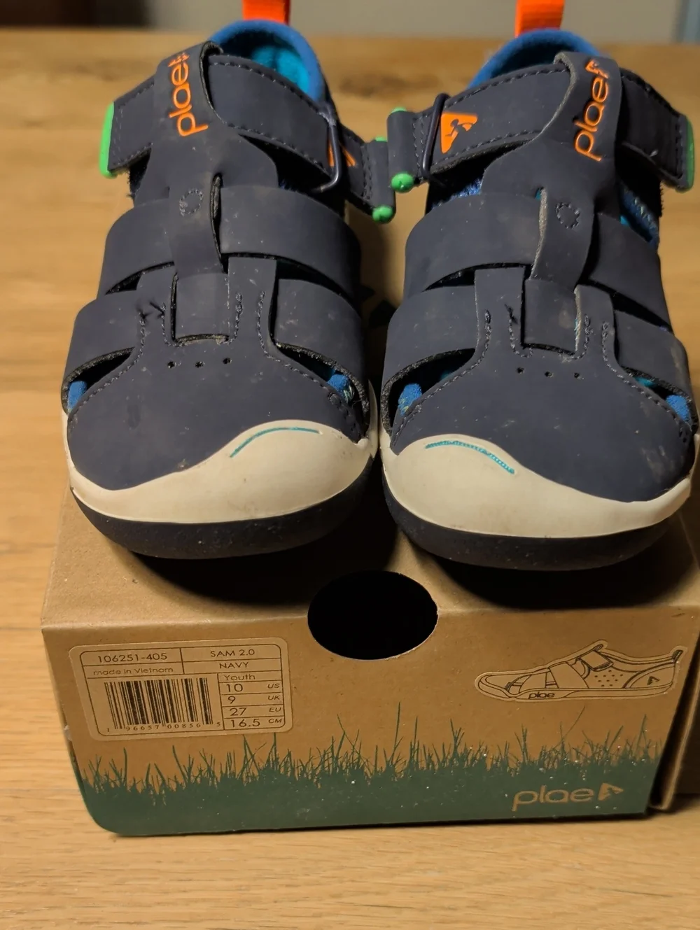 Kids' Place  Navy Blue Sam 2.0 Sandals